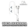 BLAU Entrada Glass Overflow Inflow 17mm