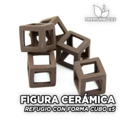 Refugio para Gambas forma Cubo x5 unidades