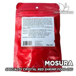 MOSURA Specialty Crystal Red Shrimp Food 25g Comida para Gambas