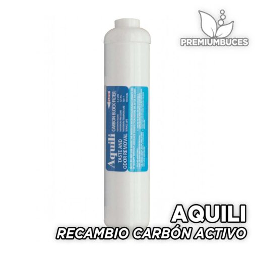 Compra online el Recambio del Kit de Osmosis Desechable AQUILI Carbón Activo. Calidad y entrega excepcional. Recambios Kits de Osmosis Desechable en Premium Buces.